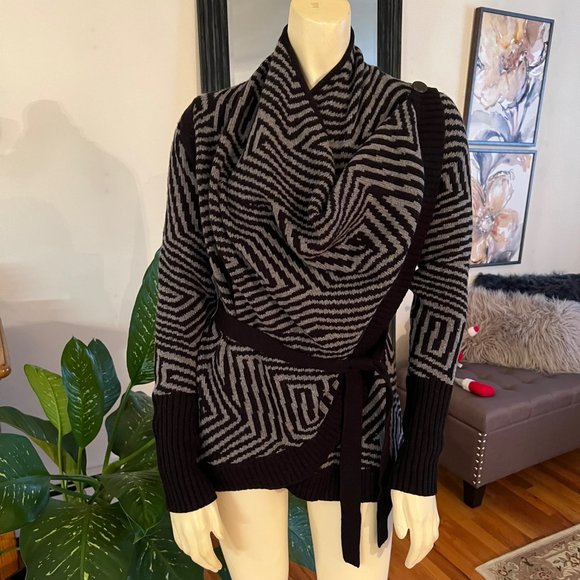 Armani Exchange Sweaters - A/X Armani Exchange Multi-Functional Cardigan Wrap Sweater